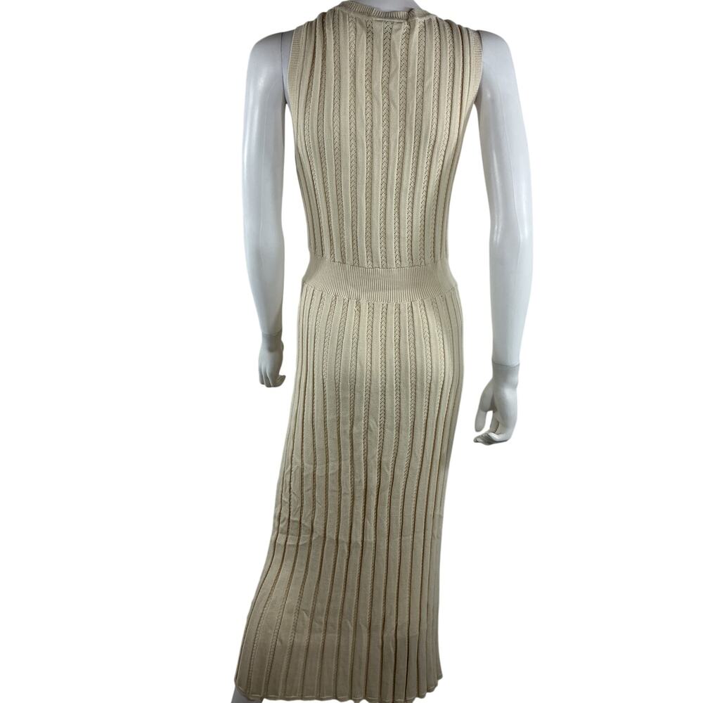 Varley Ribbed Birch Florian Dress Size S - Picture 3 of 4